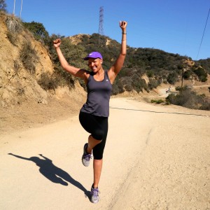 Glambassador & Breast Cancer Fighter Sasaprasa Celebrates Being Active at Runyon Canyon 