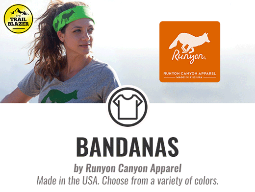 Get a Free Runyon Signature Bandana Made In USA when you help our friends at Modern HIker