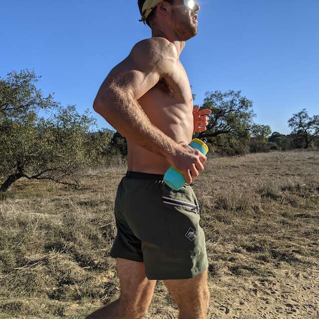 Runyon TrailStash 5" Gravel Short is multi-sport performance fitness short that works from running to hiking to casual cycling short, Made In USA