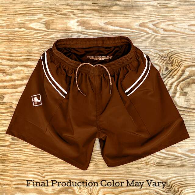 Runyon TrailStash 5" Gravel Short is multi-sport performance fitness short that works from running to hiking to casual cycling short, Made In USA