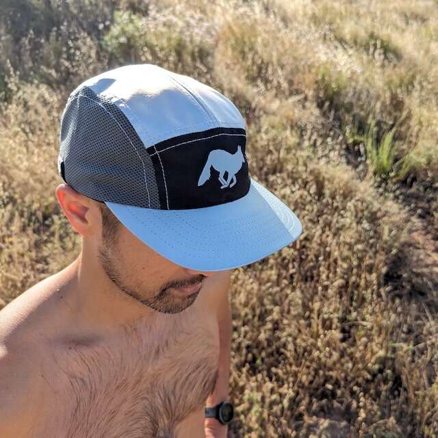 Runyon American Made In USA Camp Hats - Reflective Performance caps for Trail Running, Hiking, Fitness, Gym and the Outdoors.  Hi-Vis. Safety Headwear.