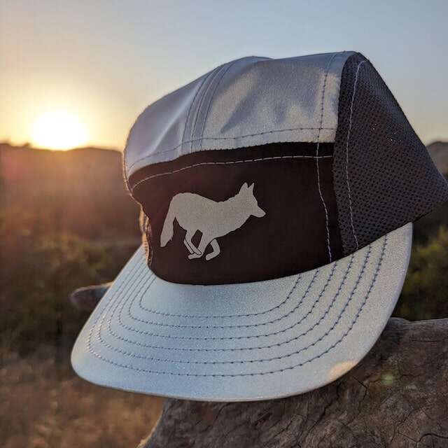 Runyon American Made In USA Camp Hats - Reflective Performance caps for Trail Running, Hiking, Fitness, Gym and the Outdoors.  Hi-Vis. Safety Headwear.