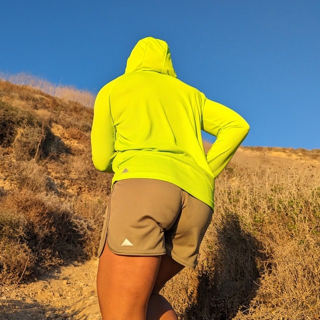 Retro Ranger 4"  Women's Tan Running Short - Women's Tan Workout Short - American Made In USA